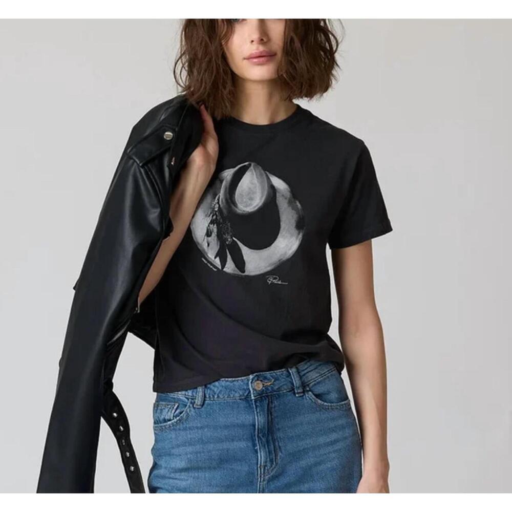 NEW CPRESS STUDIO hang your hat mushie tee in wbk